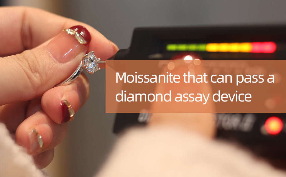 Damen-Moissanit-Ring, 1,5 Karat im Labor hergestellter Diamant, 925 Silber mit 18K Weißgoldbeschichtung, verstellbarer offener Silberring, Verlobungsring, Schmuckgeschenk.