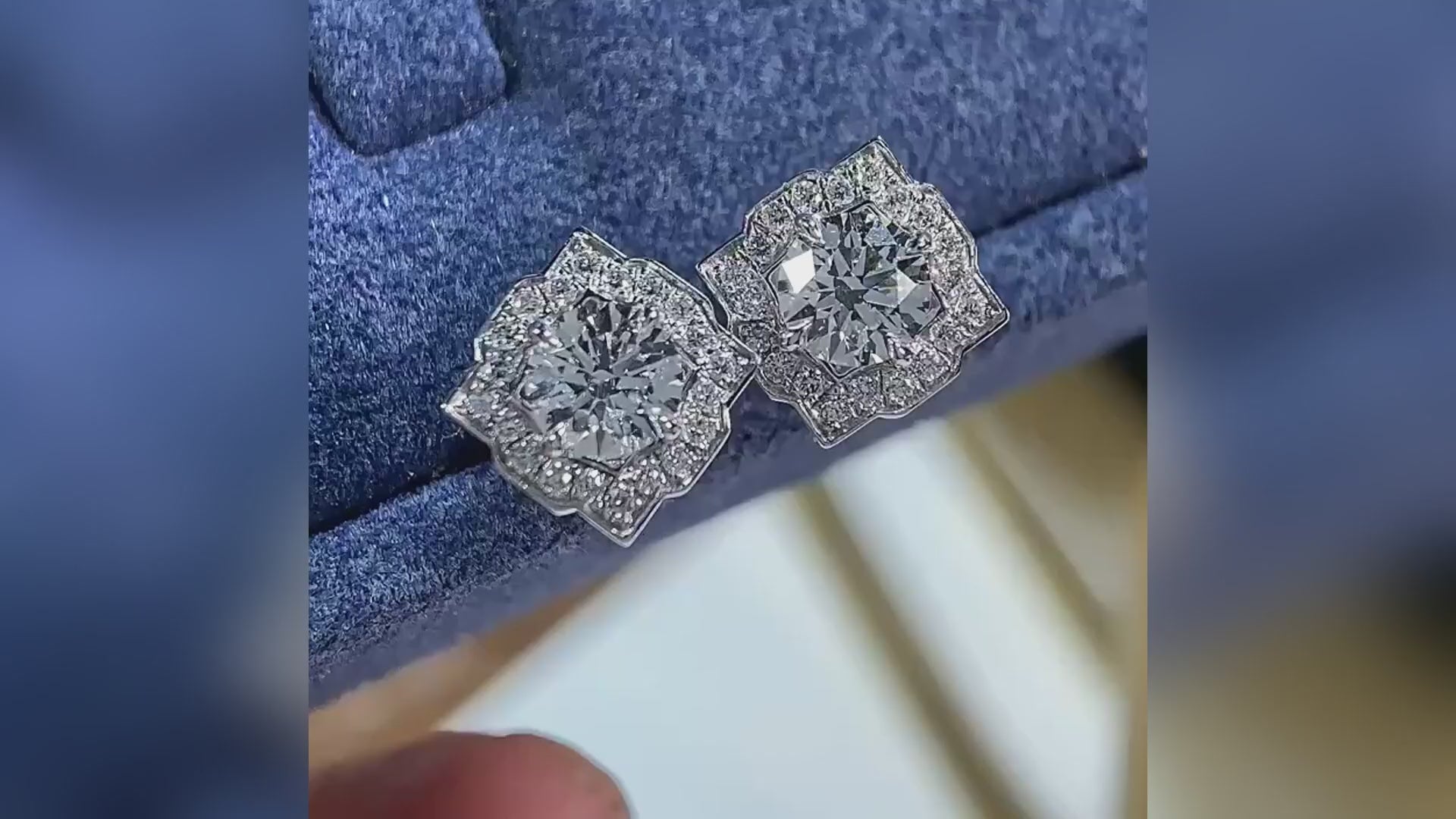 moissanite earrings gift for women men anniversary wedding jewelry